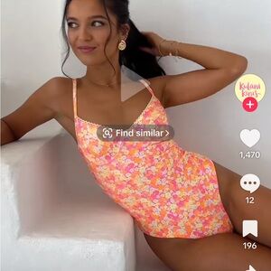 Kulani Kinis One-Piece Swimsuit Pink Floral